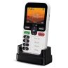 Telefono movil doro leva x10 - 2.4 pulgadas - 4g - blanco - negro