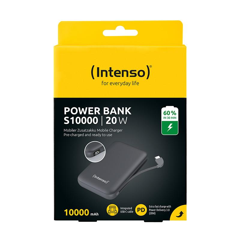 Powerbank intenso s10000 10000 mah gris 20w