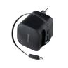 Cargador de pared intenso 65w gan w65acic retractil negro