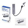 Hub ewent ew1159 usb tipo c - usb 3.2 4 en 1