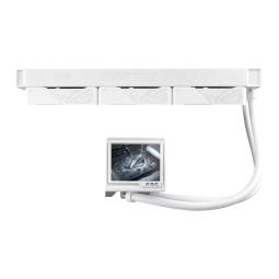 Kit refrigeracion liquida asus rog ryujin iii 360 argb extrema 3x 120mm blanca