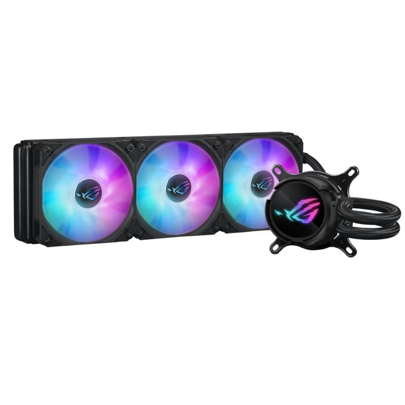 Kit refrigeracion liquida asus rog strix lc iii 360 argb 3x 120mm negro