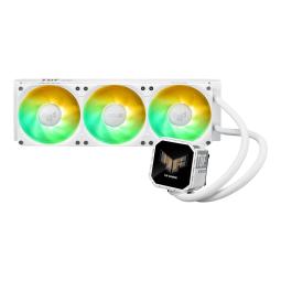 Kit refrigeracion liquida asus tuf gaming lc iii 360 argb lcd 3x 120mm blanco