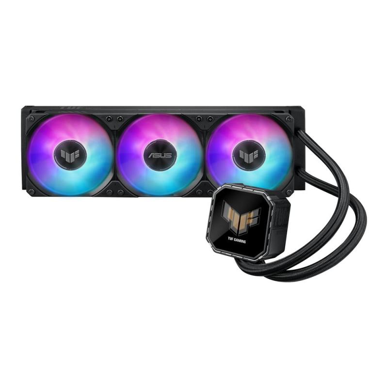 Kit refrigeracion liquida asus tuf gaming lc iii 360 argb lcd 3x 120mm negro