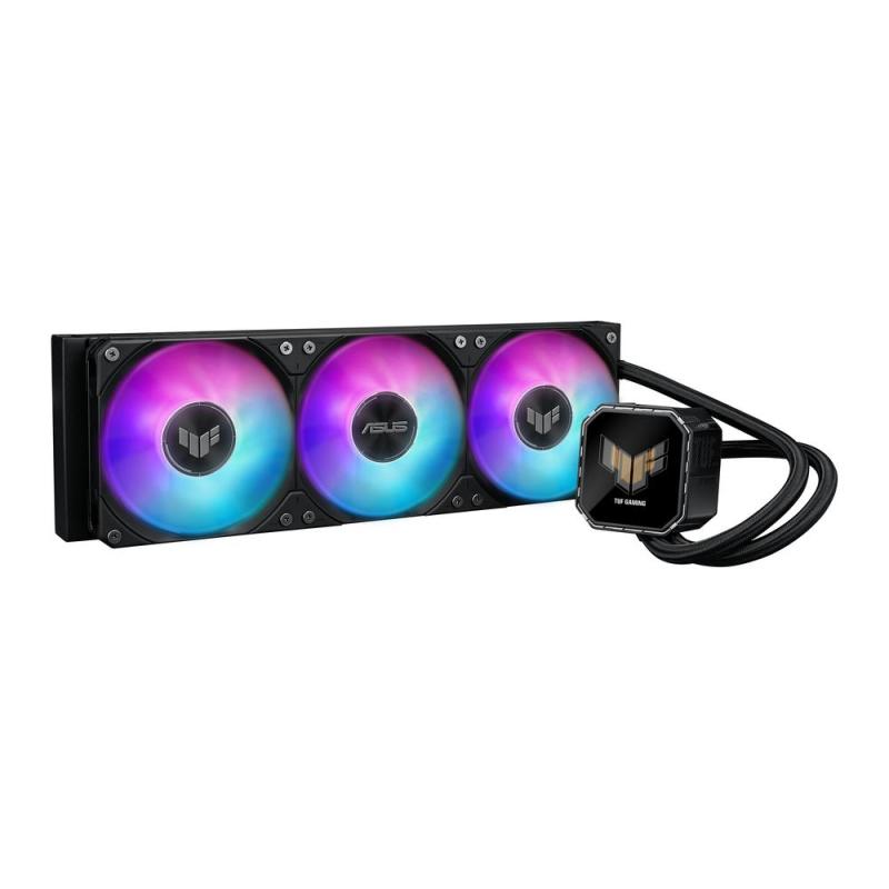 Kit refrigeracion liquida asus tuf gaming lc iii 360 argb lcd 3x 120mm negro