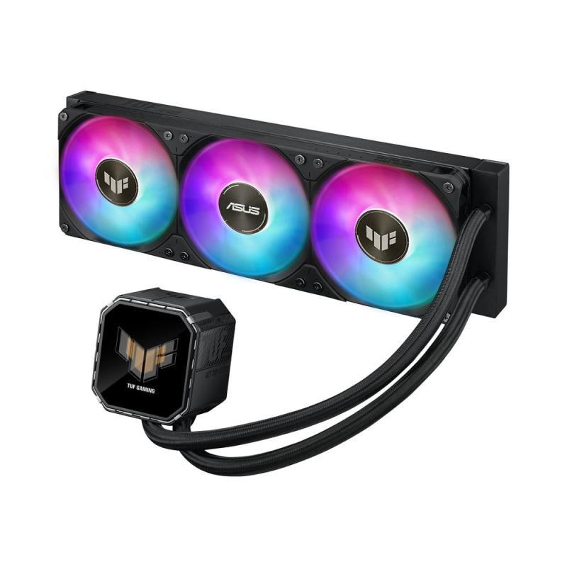 Kit refrigeracion liquida asus tuf gaming lc iii 360 argb lcd 3x 120mm negro