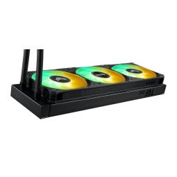 Kit refrigeracion liquida asus tuf gaming lc iii 360 argb lcd 3x 120mm negro