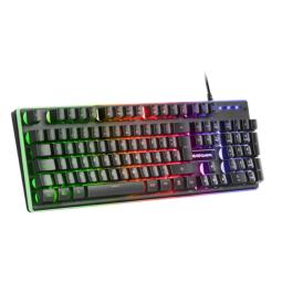 Kit teclado + mouse raton mars gaming mcpxbpt + alfombrilla portugues