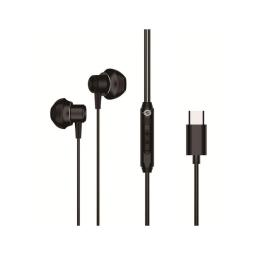 Auricular intrauditivo usb - c conceptronic brendan04b microfono controles 1.2m color negro