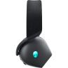Auriculares gaming dell tri - mode inalambrico negro