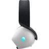Auriculares gaming dell tri - mode inalambrico blanco