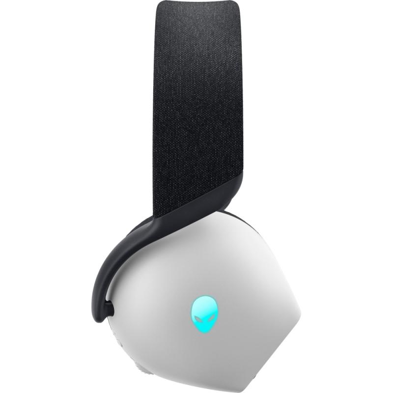 Auriculares gaming dell tri - mode inalambrico blanco