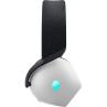 Auriculares gaming dell tri - mode inalambrico blanco