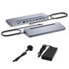 Docking station i - tec usb tipo c 12 en 1 + cargador 100w