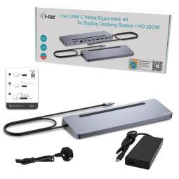 Docking station i - tec usb tipo c 12 en 1 + cargador 100w