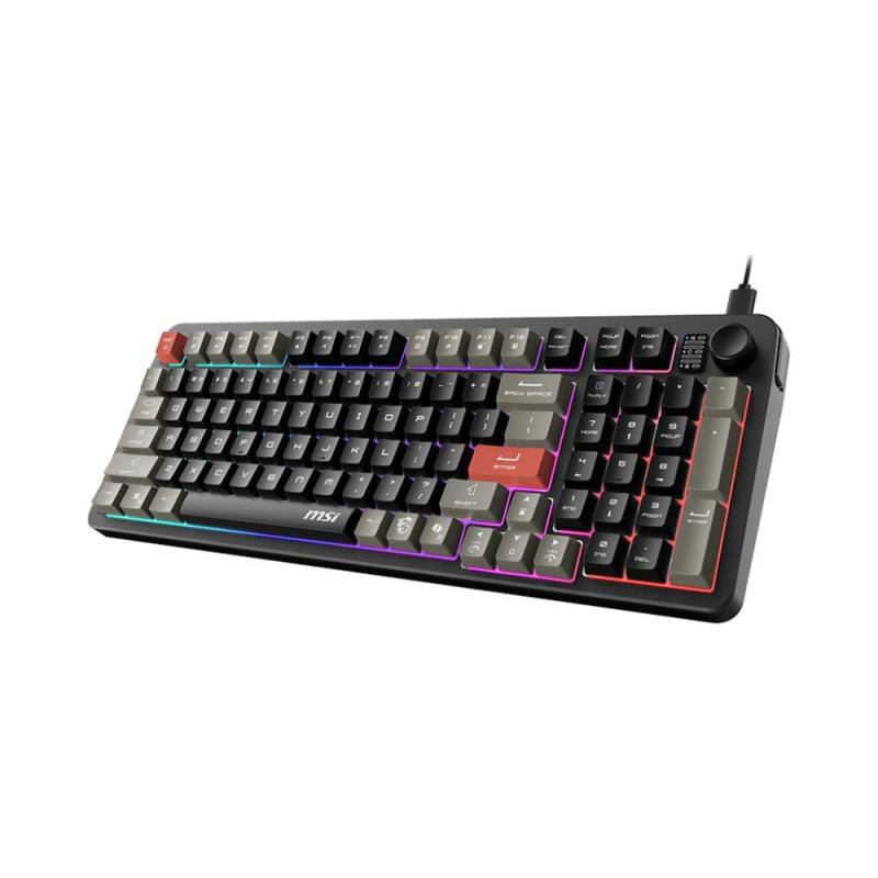 Teclado gaming msi forge gk110 negro