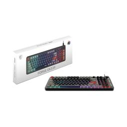Teclado gaming msi forge gk110 negro