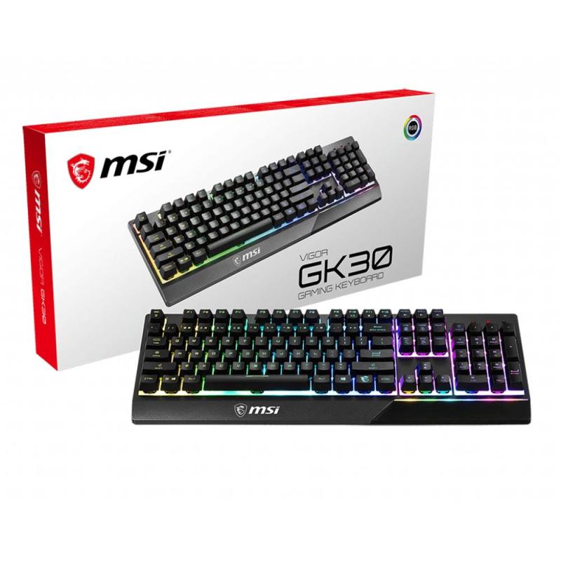 Teclado gaming msi gk30 negro