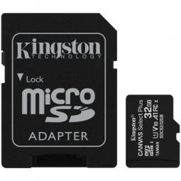 Tarjeta memoria micro secure digital sd hc 32gb kingston canvas select plus clase 10 uhs - 1 + adaptador sd - Imagen 1