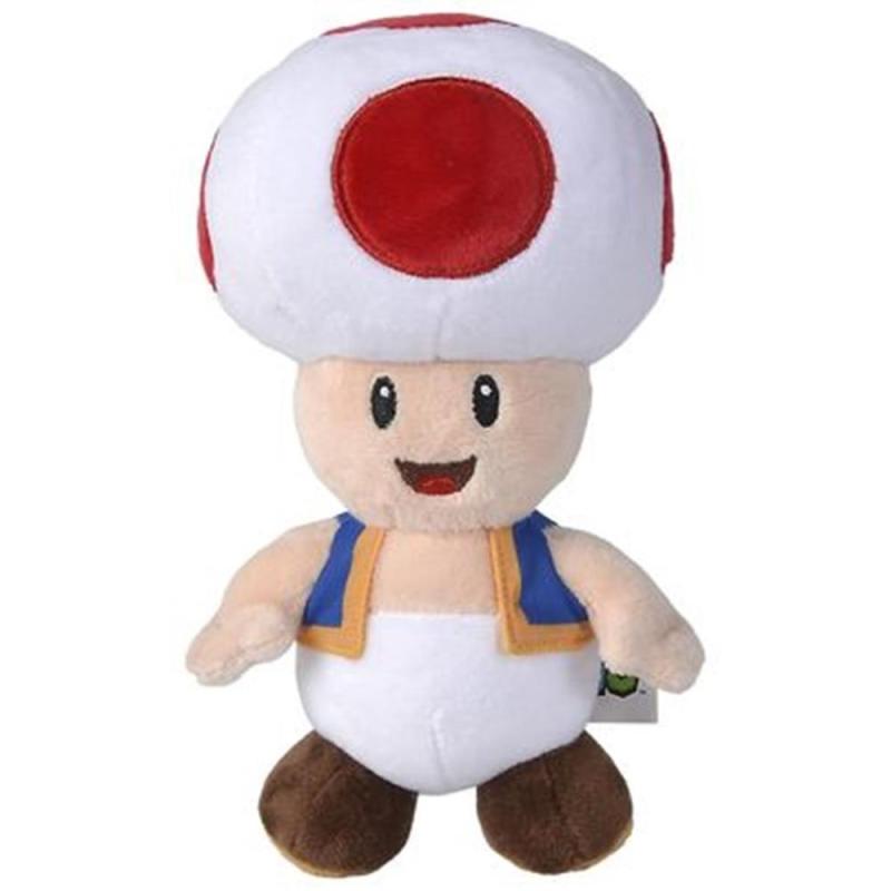Peluche simba nintendo super mario toad 20cm