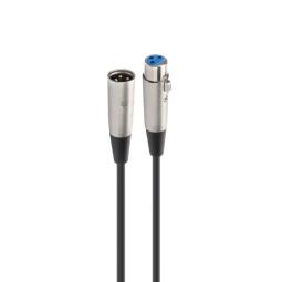Cable xlr fonestar 10m - macho - hembra - negro