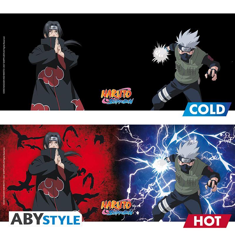 Taza abystyle naruto shippuden kakashi - itachi 460 ml