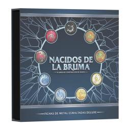 Nacidos de la bruma fichas de metal