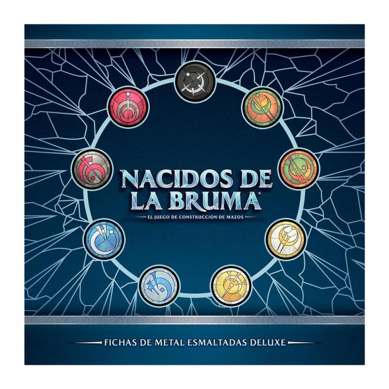 Nacidos de la bruma fichas de metal