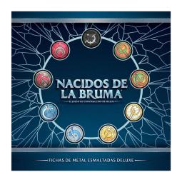 Nacidos de la bruma fichas de metal