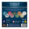 Nacidos de la bruma fichas de metal