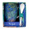 Taza con cuchara enesco los lirios van gogh