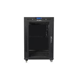 Armario lanberg rack 19 pulgadas 15u 600x800 negro