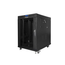 Armario lanberg rack 19 pulgadas 15u 600x800 negro