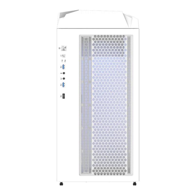Caja ordenador gaming gigabyte ac301gw v2 atx rgb vidrio blanco