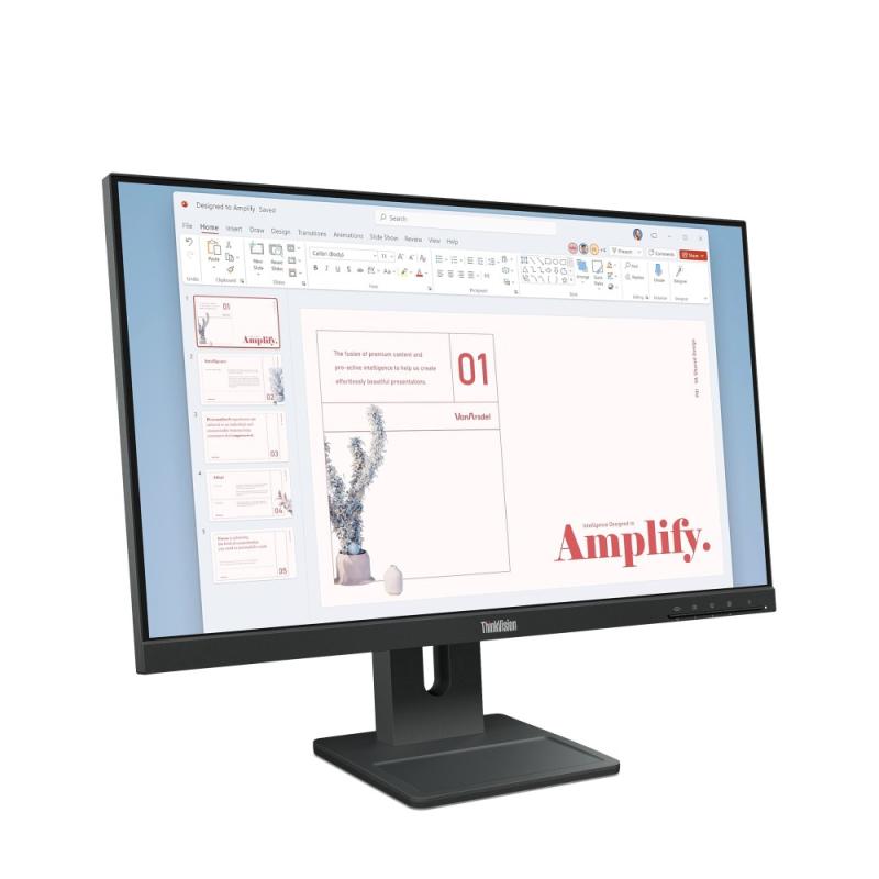 Monitor lenovo thinkvision e24 - 40 23.8 pulgadas fhd 100hz