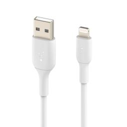 Cable lightning a usb tipo a belkin 2m - macho - macho - blanco
