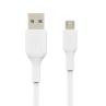 Cable micro usb tipo b a usb tipo a belkin 1m - macho - macho - blanco