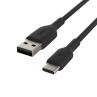 Cable usb tipo c a usb tipo a belkin 1m - macho - macho - negro