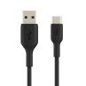 Cable usb tipo c a usb tipo a belkin 1m - macho - macho - negro