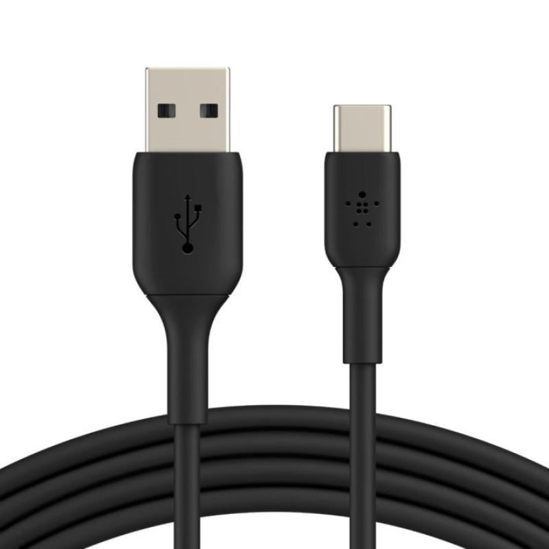 Cable usb tipo c a usb tipo a belkin 1m - macho - macho - negro