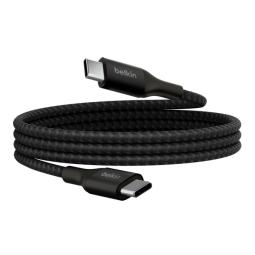 Cable usb tipo c belkin 1m - macho - macho - negro trenzado