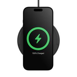 Cargador inalambrico belkin wia012hqbk 15w color negro
