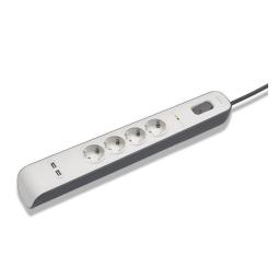 Regleta alimentacion belkin bsv401vf2m - v2 4 tomas 2xusb proteccion sobretension cable 2m