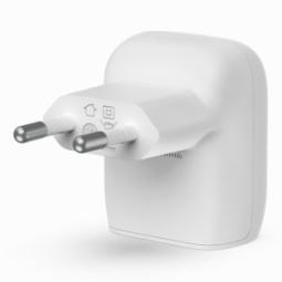Cargador de pared belkin wca006vf1mwh - b6 20w 1x usb tipo c blanco + cable usb tipo c 1m