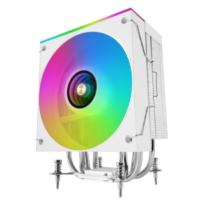 Ventilador disipador cpu mars gaming mcpulcd argb 120mm blanco