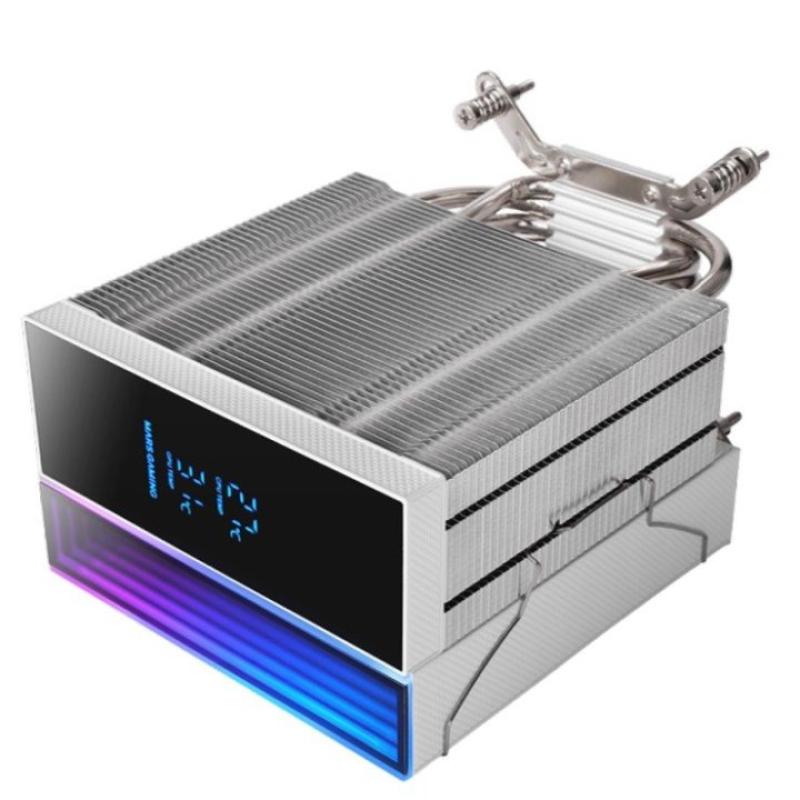 Ventilador disipador cpu mars gaming mcpulcd argb 120mm blanco