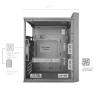Caja ordenador tacens 2fortisii matx gris