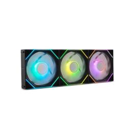 Ventilador caja nox hummer pro f.argb 3x 120mm negro
