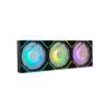 Ventilador caja nox hummer pro f.argb 3x 120mm negro