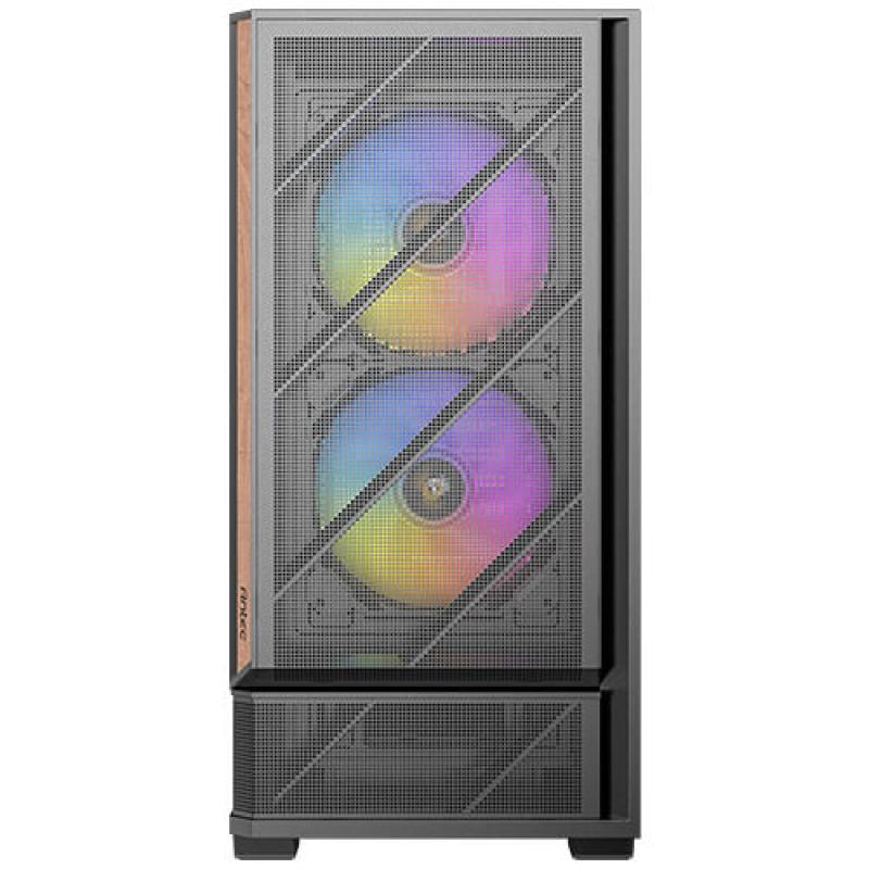Caja ordenador gaming antec p30 atx argb mid - tower cristal templado negra